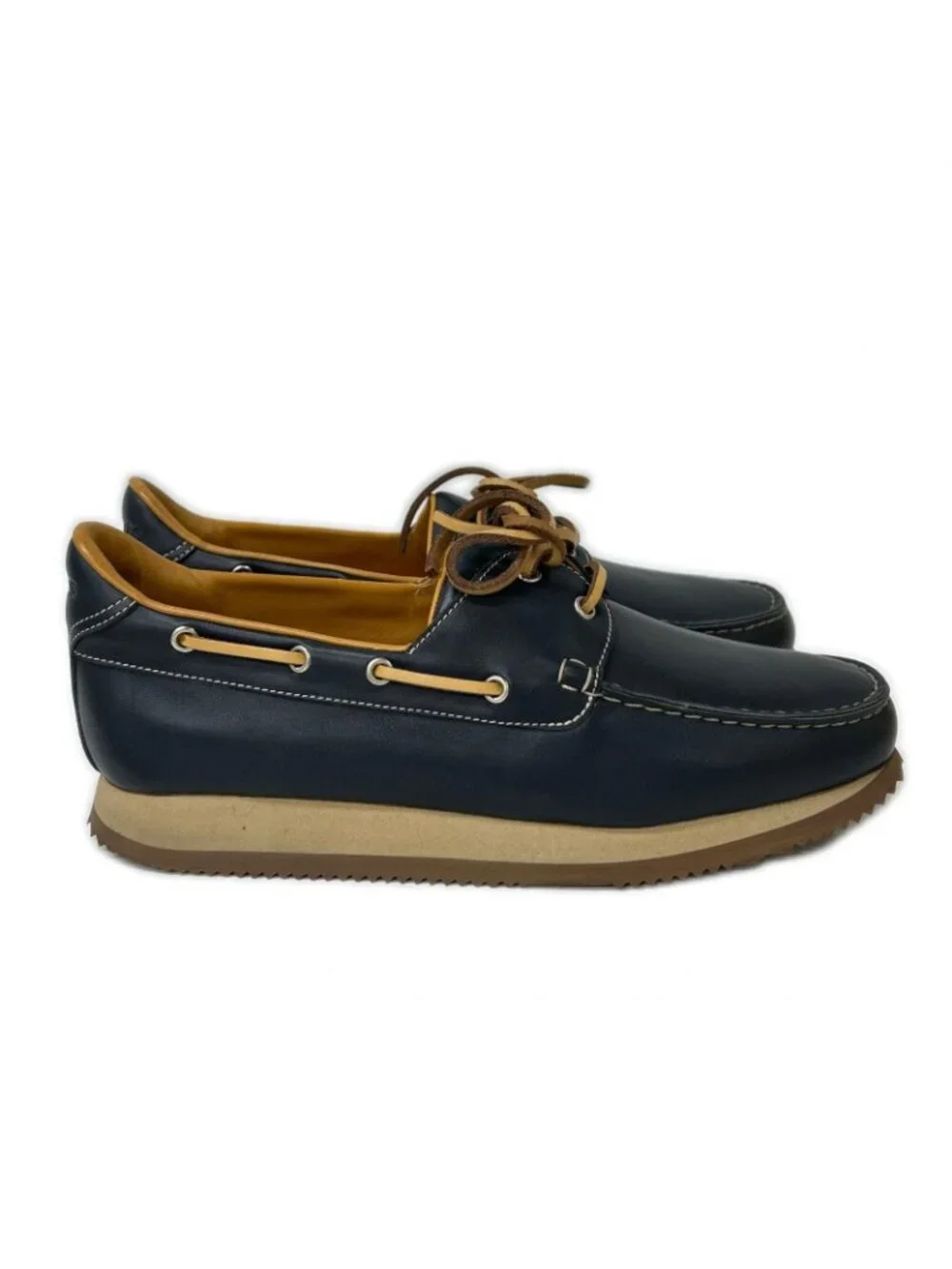 Hermes Leather Deck Shoes